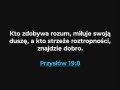 Przysłów 19:8
